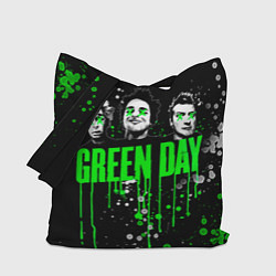 Сумка-шопер Green Day: Acid Colour, цвет: 3D-принт