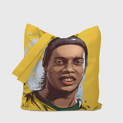 Сумка-шопер Ronaldinho Art, цвет: 3D-принт