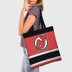 Сумка-шопер New Jersey Devils, цвет: 3D-принт — фото 2