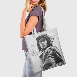 Сумка-шопер Молодой Боб Марли, цвет: 3D-принт — фото 2