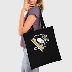 Сумка-шопер Pittsburgh Penguins: Malkin, цвет: 3D-принт — фото 2