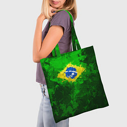 Сумка-шопер Бразилия, цвет: 3D-принт — фото 2
