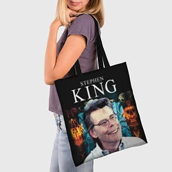 Сумка-шопер Stephen King: Horror, цвет: 3D-принт — фото 2