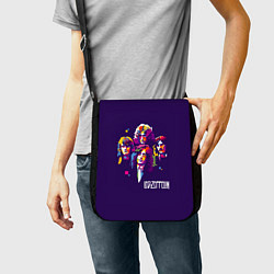 Сумка на плечо Led Zeppelin: Violet Art, цвет: 3D-принт — фото 2