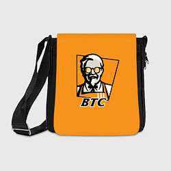 Сумка на плечо BTC vs KFC, цвет: 3D-принт