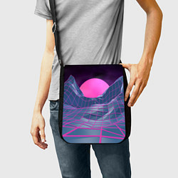 Сумка на плечо Vaporwave Sun, цвет: 3D-принт — фото 2
