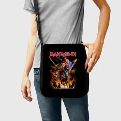 Сумка на плечо Iron Maiden: USA Warriors, цвет: 3D-принт — фото 2