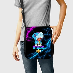 Сумка на плечо BRAWL STARS LEON SHARK, цвет: 3D-принт — фото 2