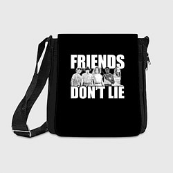 Сумка на плечо Friends Dont Lie, цвет: 3D-принт
