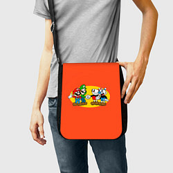 Сумка на плечо CupHead x Mario, цвет: 3D-принт — фото 2