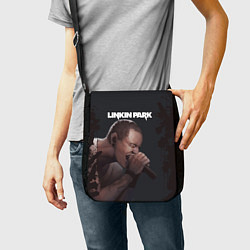 Сумка на плечо LINKIN PARK ЛИНКИН ПАРК Z, цвет: 3D-принт — фото 2