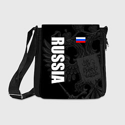 Сумка на плечо RUSSIA - BLACK EDITION, цвет: 3D-принт