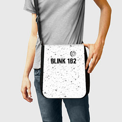 Сумка на плечо Blink 182 Glitch на светлом фоне, цвет: 3D-принт — фото 2