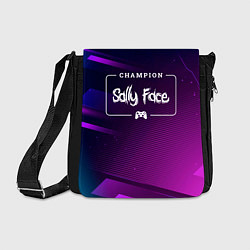 Сумка на плечо Sally Face Gaming Champion: рамка с лого и джойсти, цвет: 3D-принт