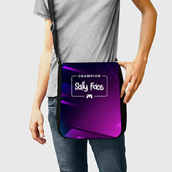 Сумка на плечо Sally Face Gaming Champion: рамка с лого и джойсти, цвет: 3D-принт — фото 2