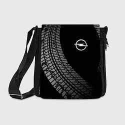 Сумка на плечо Opel tire tracks, цвет: 3D-принт