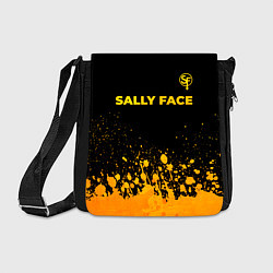 Сумка на плечо Sally Face - gold gradient: символ сверху, цвет: 3D-принт