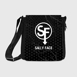 Сумка на плечо Sally Face glitch на темном фоне, цвет: 3D-принт