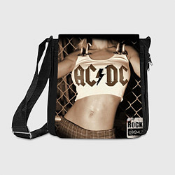 Сумка на плечо AC/DC Girl, цвет: 3D-принт