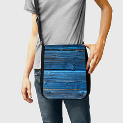 Сумка на плечо Голубые доски, цвет: 3D-принт — фото 2