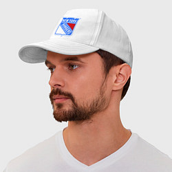 Бейсболка New York Rangers, цвет: белый — фото 2