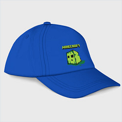 Бейсболка Minecraft Creeper, цвет: синий