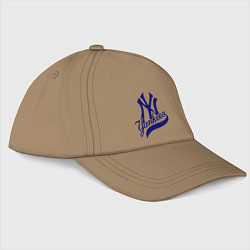 Бейсболка NY - Yankees, цвет: миндальный