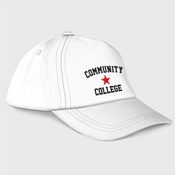 Бейсболка College Star, цвет: белый