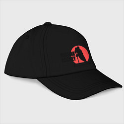 Бейсболка Russian hockey, цвет: черный