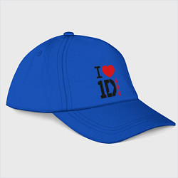Бейсболка I love 1D, цвет: синий