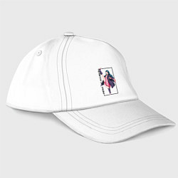 Бейсболка Незуко Камадо, клинок, рассекающий демонов, цвет: белый