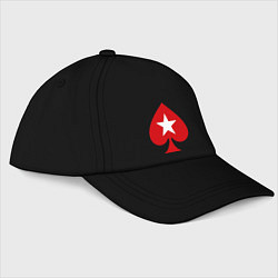 Бейсболка Покер Пики Poker Stars, цвет: черный