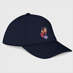 Бейсболка Lionel Messi Barcelona Argentina Football, цвет: тёмно-синий