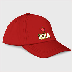 Бейсболка ЦСКА, цвет: красный