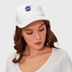 Бейсболка S A N T A NASA, цвет: белый — фото 2
