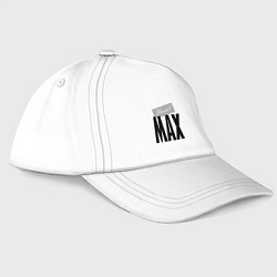 Бейсболка Нереальный Макс, цвет: белый
