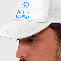 Бейсболка Hala - Real Madrid, цвет: белый — фото 2