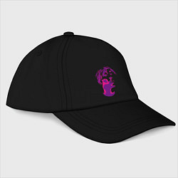 Бейсболка 2pac in pink, цвет: черный