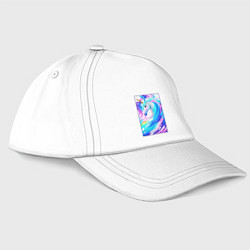 Бейсболка Единорог нежность, цвет: белый