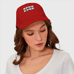 Бейсболка Вы проиграли, цвет: красный — фото 2