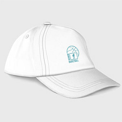 Бейсболка Denver basket, цвет: белый