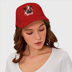 Бейсболка Мо Фан, цвет: красный — фото 2