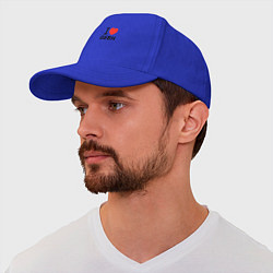 Бейсболка Я Люблю Геш, цвет: синий — фото 2