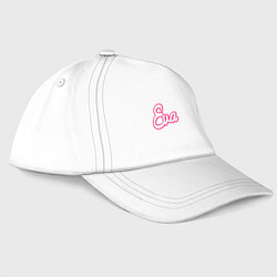 Бейсболка Ева в стиле барби - объемный шрифт