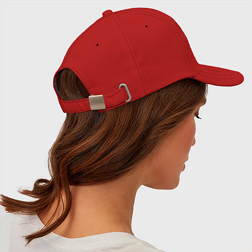 Бейсболка Panda volleyball / Красный – фото 5