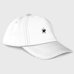 Бейсболка ЪУЪ челик, цвет: белый