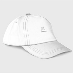 Бейсболка Закапибарим, цвет: белый