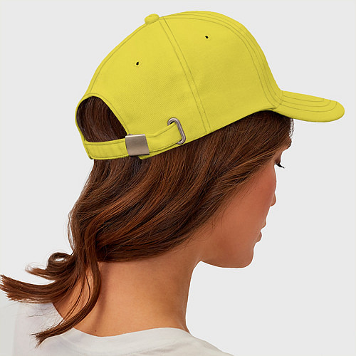 Бейсболка Есть спать фото / Желтый – фото 5