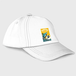 Бейсболка Акула и серфер - нейросеть