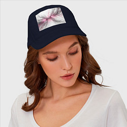 Бейсболка Электрическое сплетение, цвет: тёмно-синий — фото 2